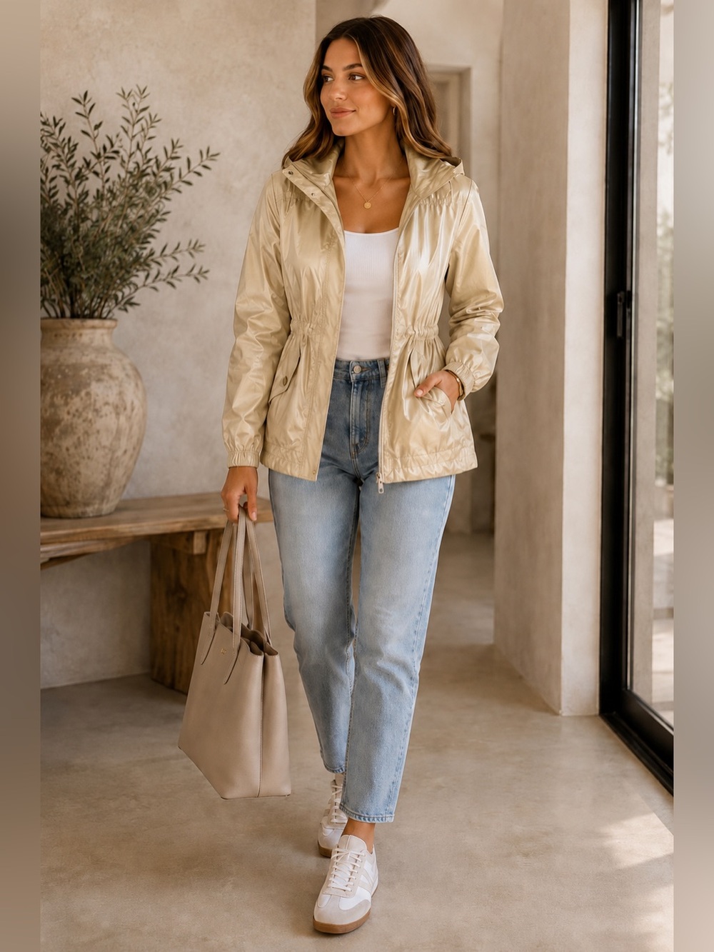 Massimo Dutti Hooded Utility Jacket